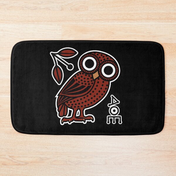 Item preview, Cute Athenian owl inspired by the ancient Greek art on the Tetradrachm coin designed and sold by Happy Puppy Print On Demand.