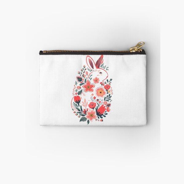 Item preview, The White Enchanting Bunny - A pure white rabbit embodying innocence and magic, carrying the essence of Hungarian folklores mystical charm designed and sold by EmeraldeaArt.
