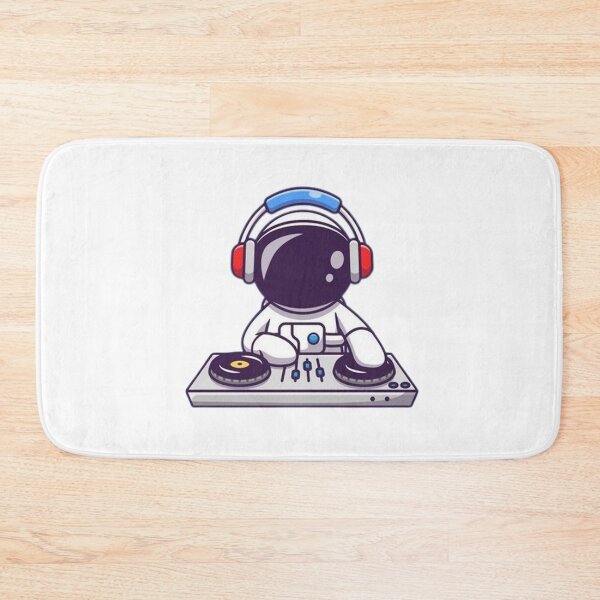 Item preview, Cute astronaut playing electronic music designed and sold by Stre1f.
