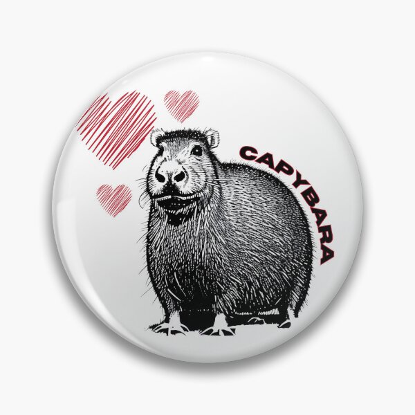Item preview, capybara love designed and sold by MacLis.