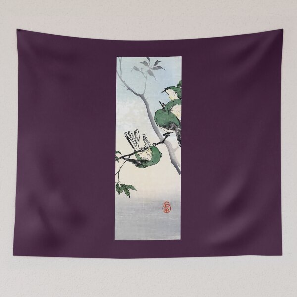 Item preview, 19th C. Green Japanese Sparrows 	 	 designed and sold by phpkonjb30.