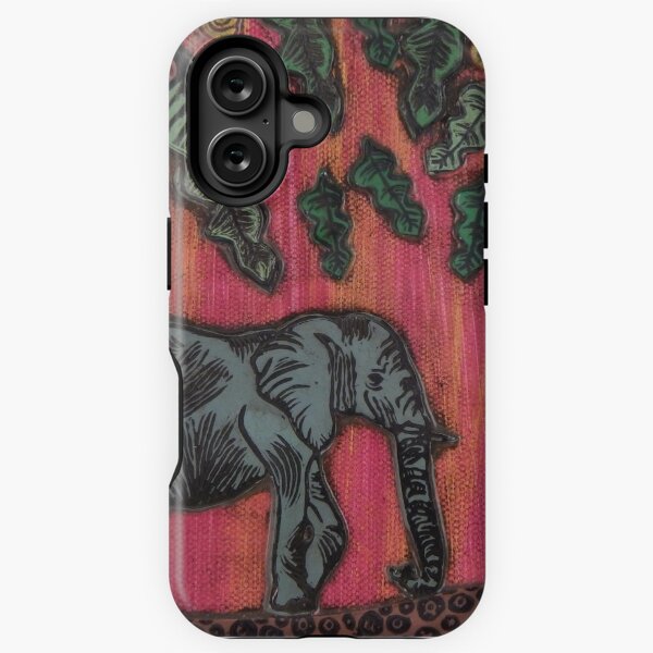 Elephants at Sunset iPhone Tough Case