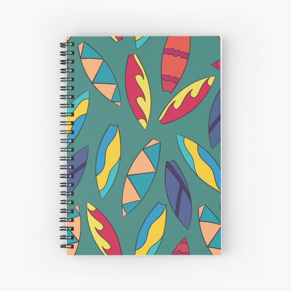 Surfing Summer Spiral Notebook