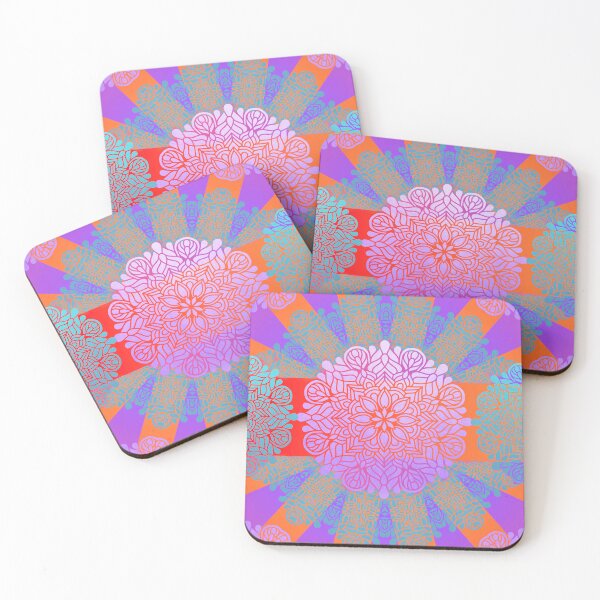 Item preview, Sunrise Ultraviolet Mandala designed and sold by Do-GoodPuzzler.