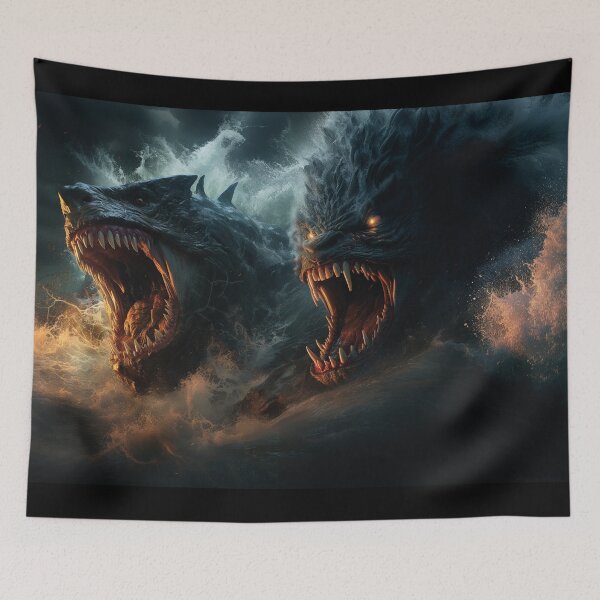 Item preview, Monstrous Duopoly: Titans of the Deep Unleashed! designed and sold by calharborne.