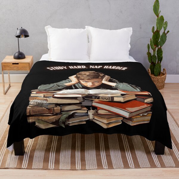 Item preview, Study hard, nap harder, book lovers, literary lovers, education designed and sold by Mateusz Majcherek.