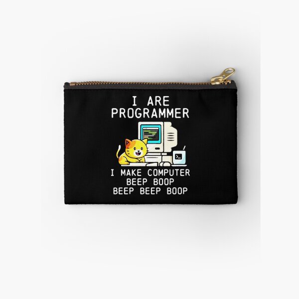 Item preview, Programmer Cat Beep Boop Coding designed and sold by ro-denamara.