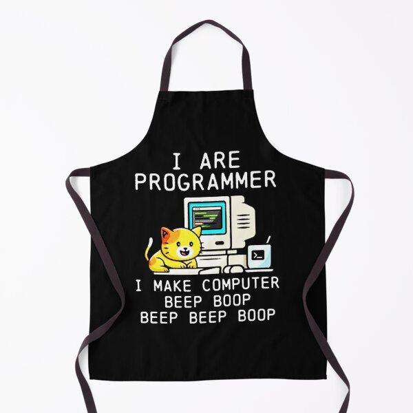 Item preview, Programmer Cat Beep Boop Coding designed and sold by ro-denamara.