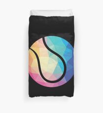 Geometric Tennis Shape Low Poly Tennis Gift Duvet Cover