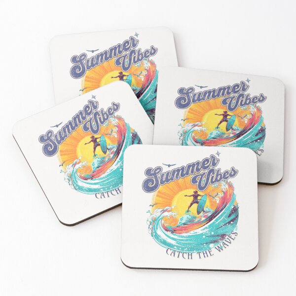 Item preview, Summer Vibes Retro Sunset Surfer  Design designed and sold by PatriciaReyes.