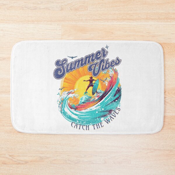 Item preview, Summer Vibes Retro Sunset Surfer  Design designed and sold by PatriciaReyes.