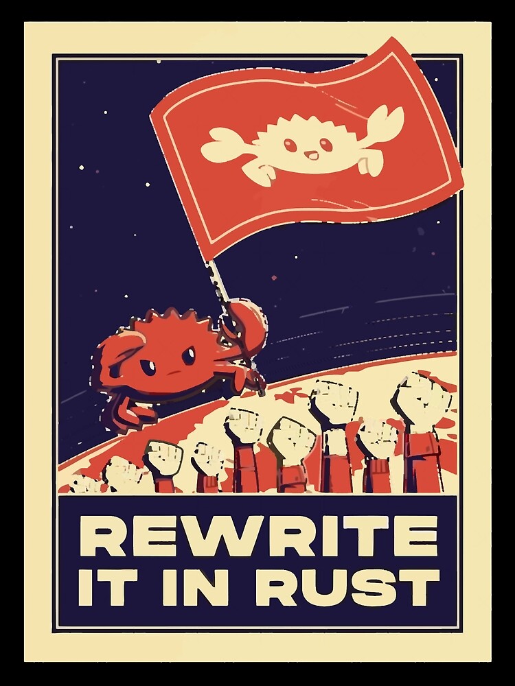 Thumbnail 3 of 3, Scarf, Rewrite It In Rust - Rust Programming designed and sold by ro-denamara.