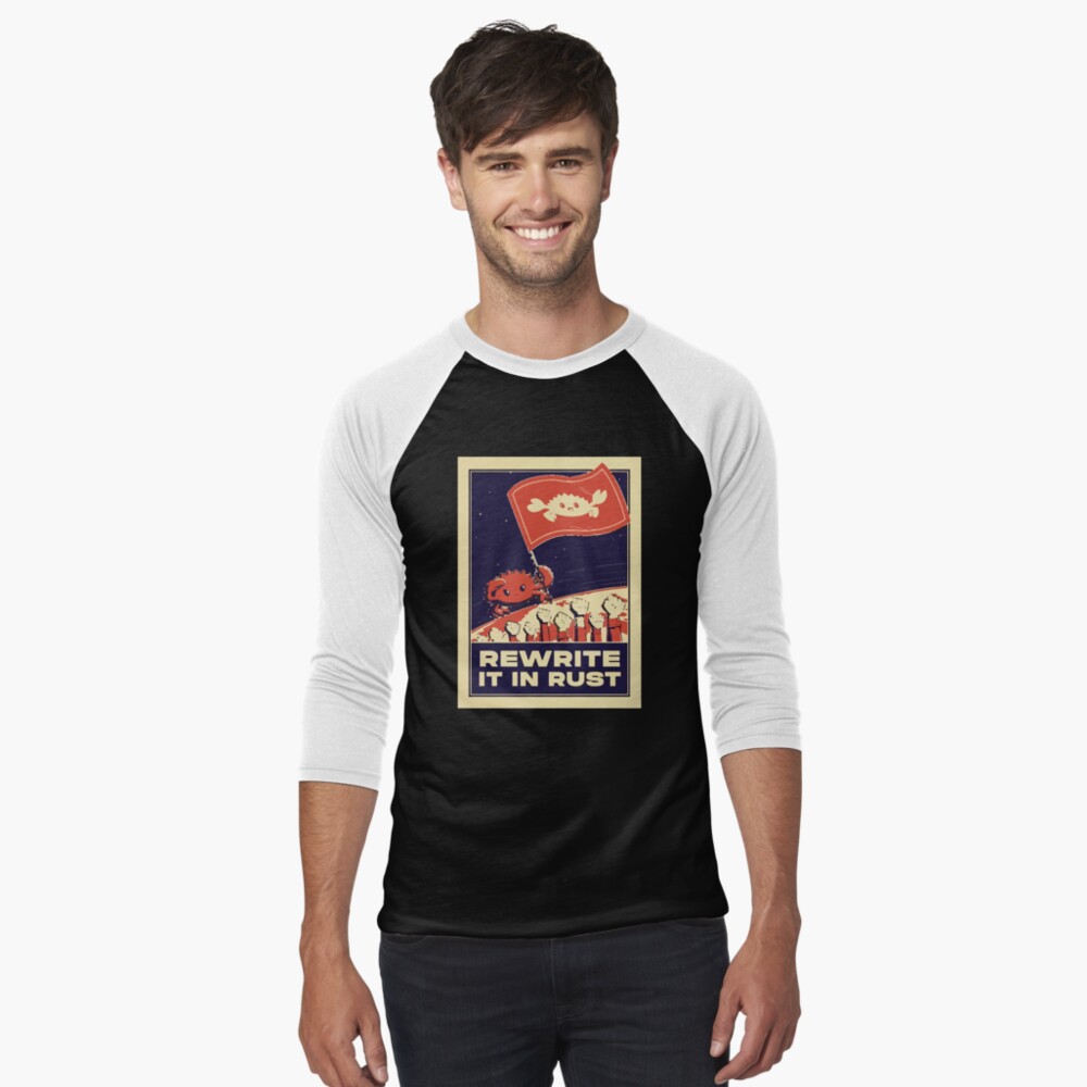 Artikel-Vorschau von Baseballshirt mit 3/4-Arm, designt und verkauft von ro-denamara.