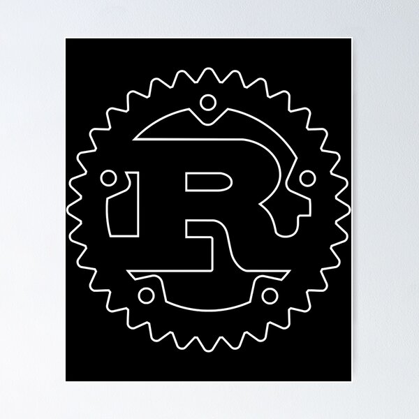 Artikel-Vorschau von Rust (TransparentWhite) Offizielles Logo-Sweatshirt, designt und verkauft von ro-denamara.