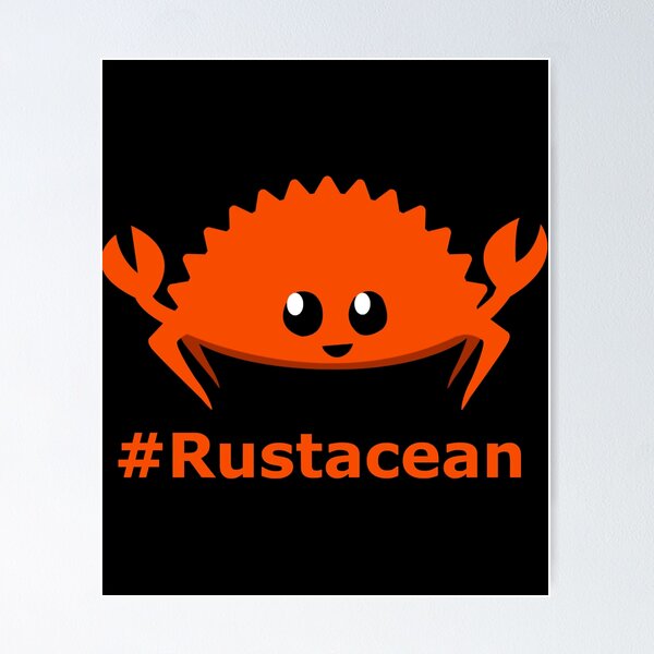 Artikel-Vorschau von Rust Language Lang Inoffizielles Maskottchen – Ferris, die Krabbe Rustacean, designt und verkauft von ro-denamara.
