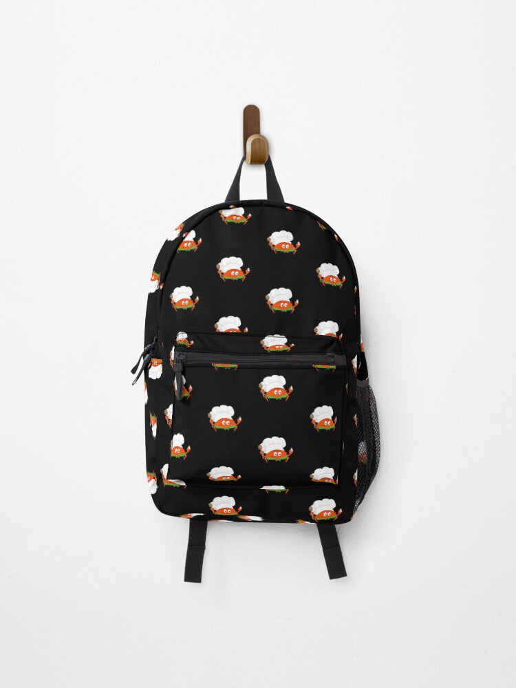 Thumbnail 1 of 3, Backpack, Rust Programming Language - Ferris the Cook designed and sold by ro-denamara.