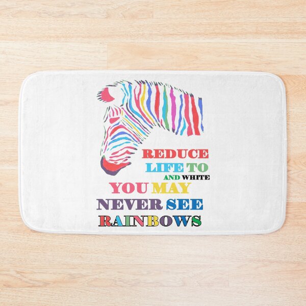 Item preview, You May Never See Rainbows Zebra LGBTQIA Quote designed and sold by taiche.