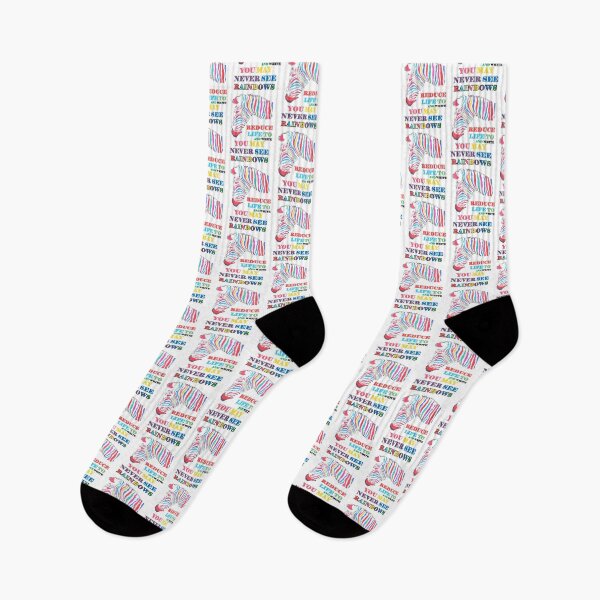 Item preview, You May Never See Rainbows Zebra LGBTQIA Quote designed and sold by taiche.