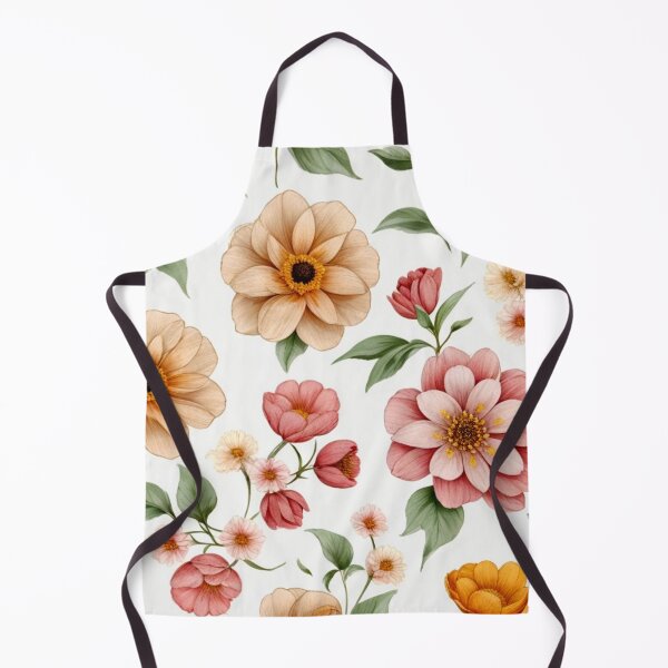 Item preview, vintage peach pink floral pattern designed and sold by Lydyb-creations.