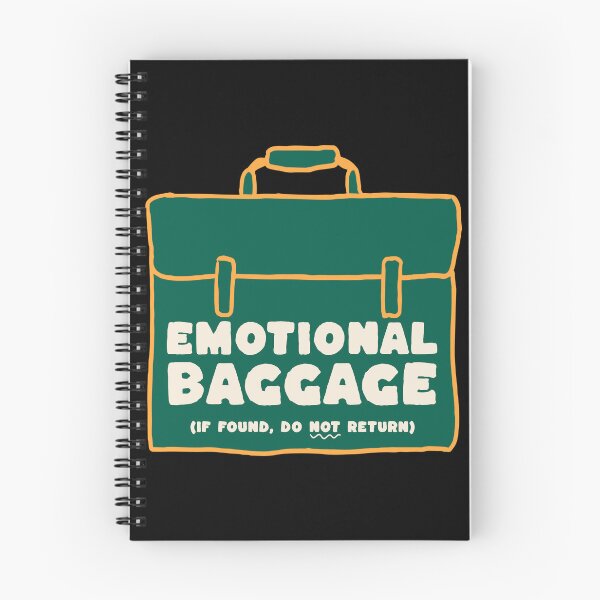 Item preview, Emotional Baggage Pun - Funny Deadpan Humour Gift designed and sold by InkyGenies.