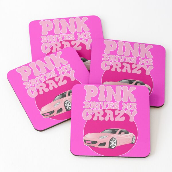 Item preview, car pink, quote, pink sports car designed and sold by Mauswohn.