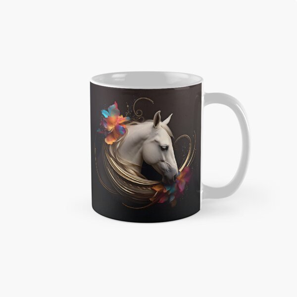 Item preview, Abstract Fantasy White Horse Art designed and sold by PeteRascal.