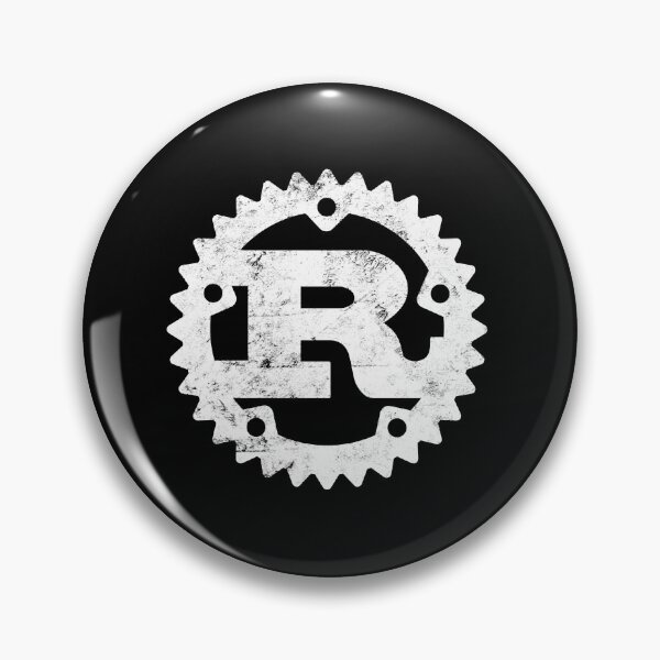 Item preview, Rust Programming logo print distressed designed and sold by ro-denamara.