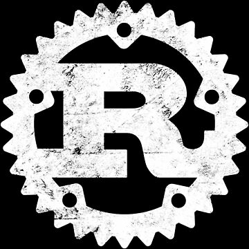 Vorschaubild zum Design Rust Programming-Logodruck im Used-Look von ro-denamara