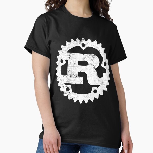 Item preview, Rust Programming logo print distressed designed and sold by ro-denamara.