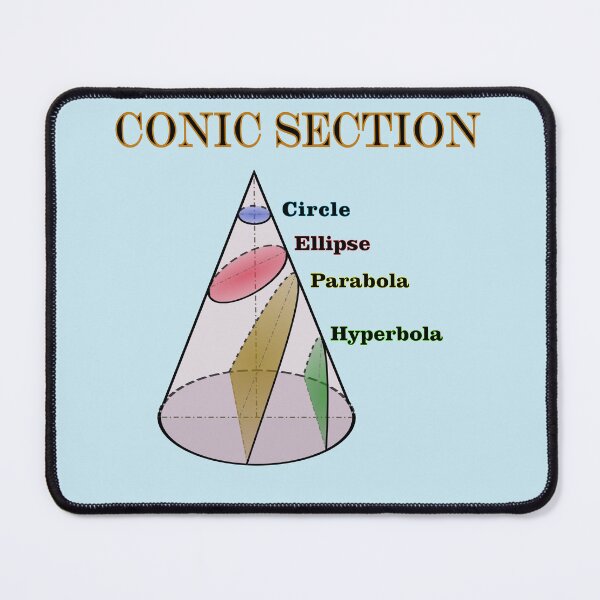 Item preview, Conic Section (white transparent) designed and sold by Nerdivora.
