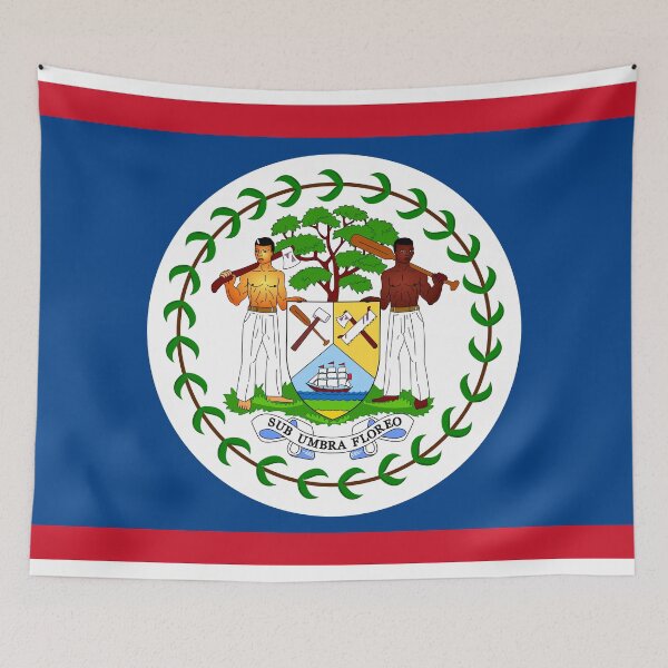 Item preview, Flag of Belize designed and sold by Inimma.