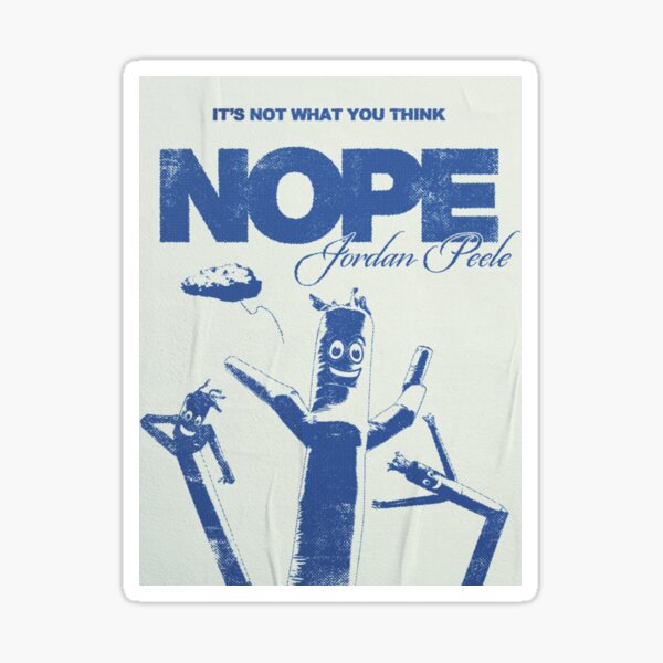 Nope Jean Jacket Sticker for Sale by hgmdoodles