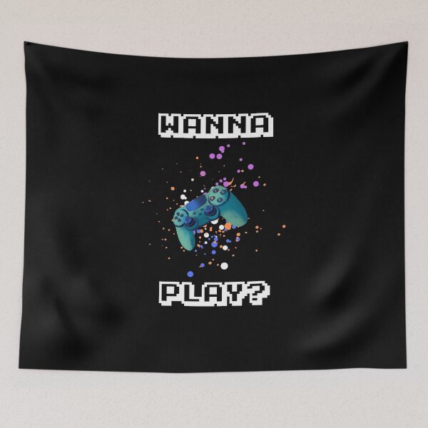 Item preview, Game On! Wanna Play?  designed and sold by FalconFeatherDn.