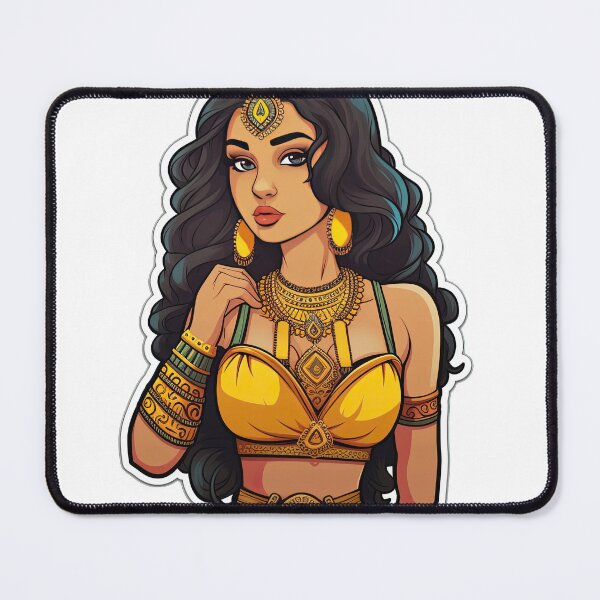 Item preview, Indian Queen Indian Princess Wearing Yellow designed and sold by PrincessJessieJ.
