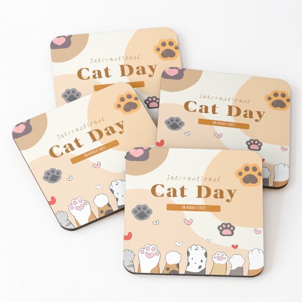 Item preview, International Cat Day designed and sold by borabiii.
