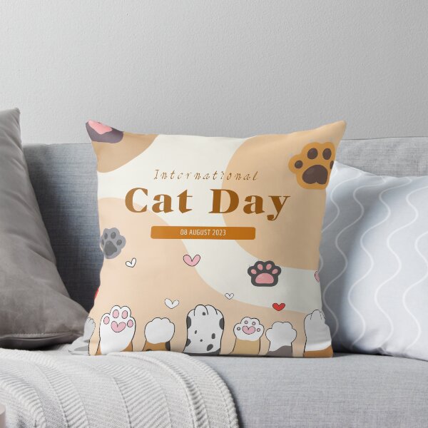 Item preview, International Cat Day designed and sold by borabiii.