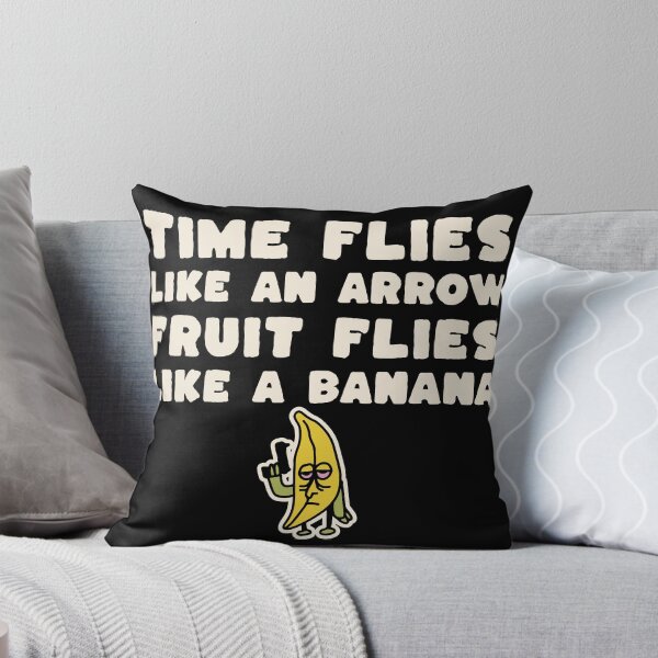 Item preview, Time Flies Like An Arrow, Fruit Flies Like A Banana Pun - Funny Deadpan Humour Gift designed and sold by InkyGenies.