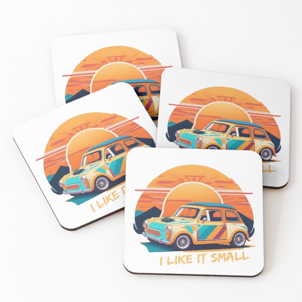 Item preview, Vintage Car Sunset - Retro Style Automotive Art designed and sold by Dream369.