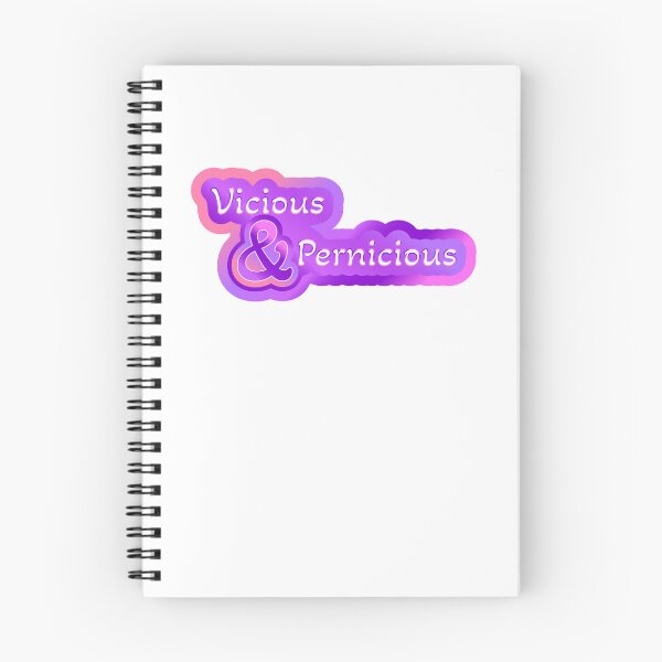 Item preview, Vicious and Pernicious designed and sold by Jokertags.
