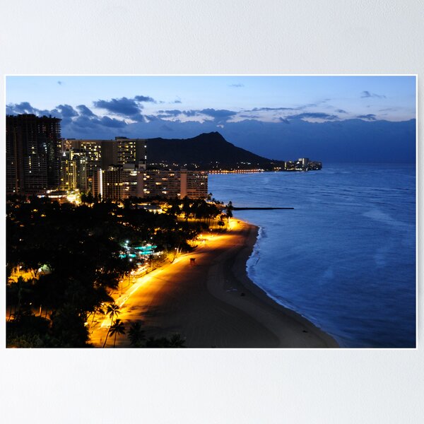 Aperçu de l'œuvre Waikiki By Night créée et vendue par Cheryl  Lunde.