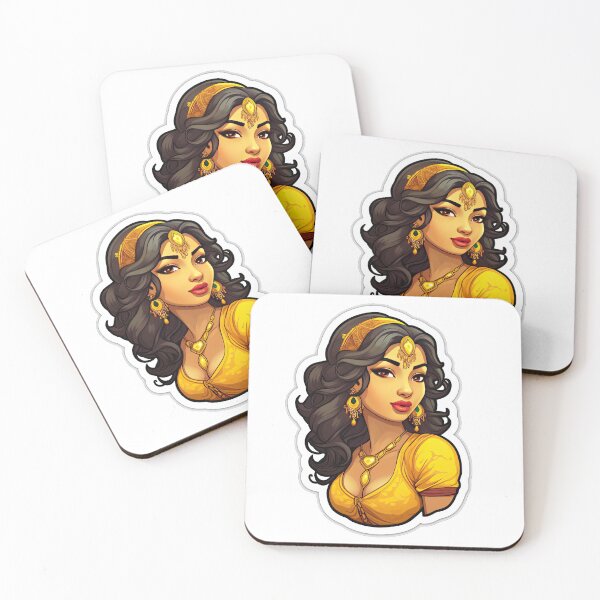 Item preview, Indian Queen Indian Princess Wearing Yellow designed and sold by PrincessJessieJ.