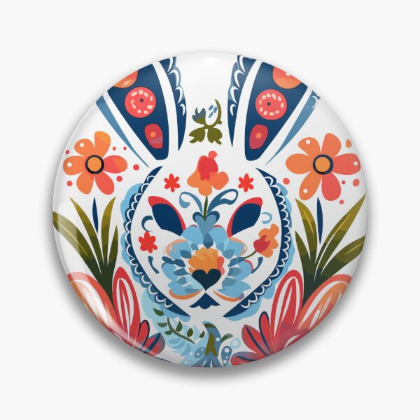 Item preview, The Colorful Hares Folkloric Journey designed and sold by EmeraldeaArt.