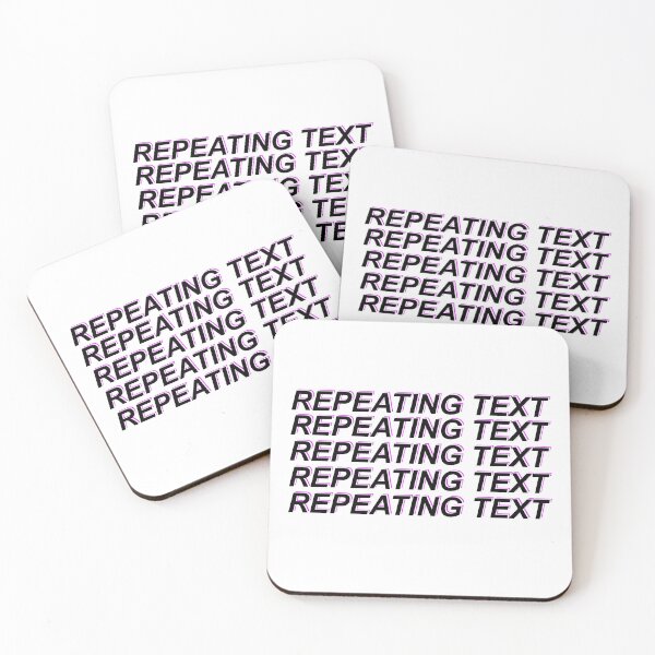 Item preview, Repeating Text  designed and sold by OnPointOutfits.