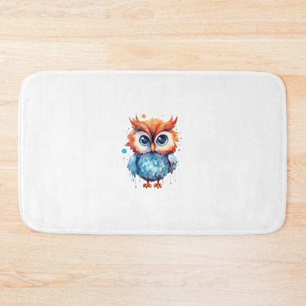 Item preview, watercolor cute owl designed and sold by usablestores.