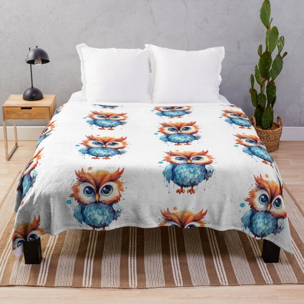 Item preview, watercolor cute owl designed and sold by usablestores.