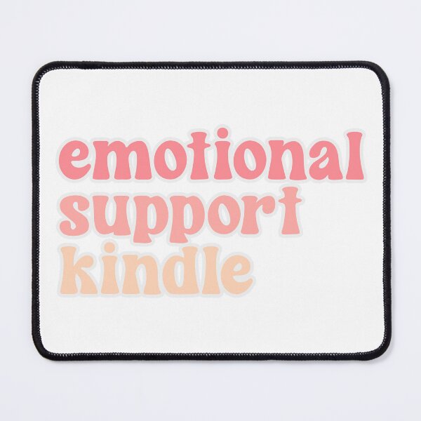 Item preview, Emotional Support Kindle Sticker | Whimsical E-reader Companion designed and sold by ivaostrogonac.