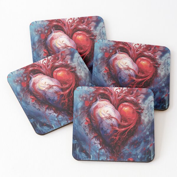 Item preview, Mystical Emotions - Heart in Paint Splatters designed and sold by Piotrek0001.