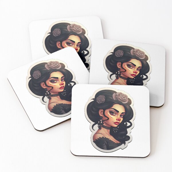Item preview, Latina Queen Latina Princess Wearing Black designed and sold by PrincessJessieJ.