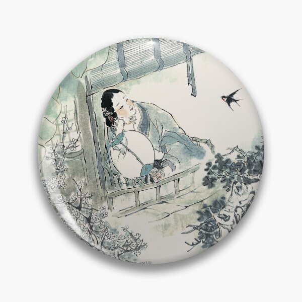 Item preview, Beautiful woman and swallow designed and sold by daiiststyle.