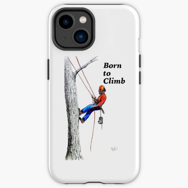 Baumpfleger-Baumchirurg mit einer Kettensäge iPhone Robuste Hülle